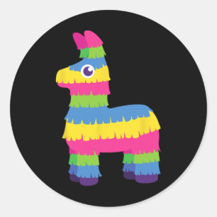 Mexicaanse Funny Pinata Llama Cinco De Mayo Ronde Sticker