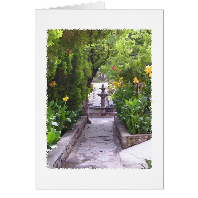 Mexicaanse Garden Fountain (Voorkant)