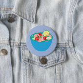 Mexicaanse garnalen ceviche ronde button 7,6 cm (In situ)