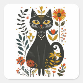 Mexicaanse Gatita, Vierkante Sticker