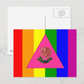 Mexicaanse Gay Pride Flag Briefkaart (Voorkant / Achterkant)