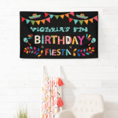 Mexicaanse gebarentaal Fiesta Birthday Party Spandoek (Insitu)