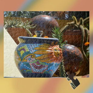 Mexicaanse geïnspireerde tuin legpuzzel