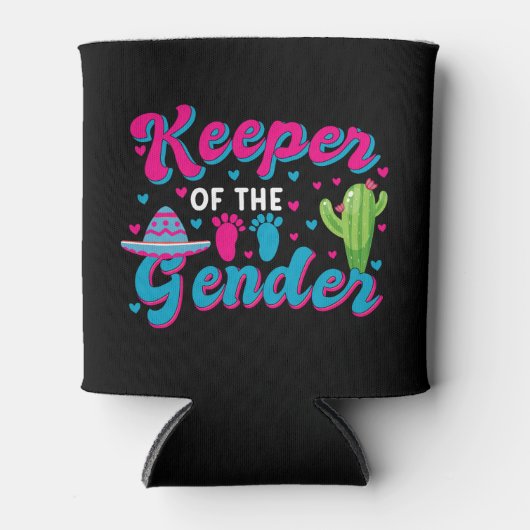 Mexicaanse Gender Onthulling Cinco de Mayo Baby sh Blikjeskoeler (Voorkant)