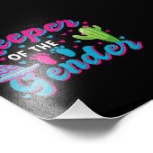 Mexicaanse Gender Onthulling Cinco de Mayo Baby sh Foto Afdruk (Hoek)