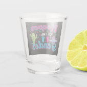 Mexicaanse Gender Onthulling Cinco de Mayo Baby sh Shot Glas (Achterkant)