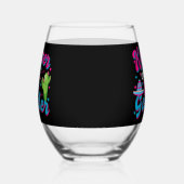 Mexicaanse Gender Onthulling Cinco de Mayo Baby sh Wijnglas Zonder Voet (Links)