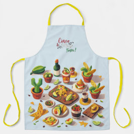 Mexicaanse gerechten schort