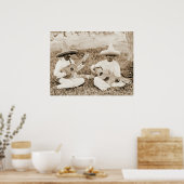 Mexicaanse gitaar Duet 1911 Poster (Keuken)