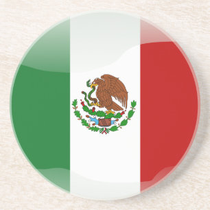 Mexicaanse glanzende vlag zandsteen onderzetter