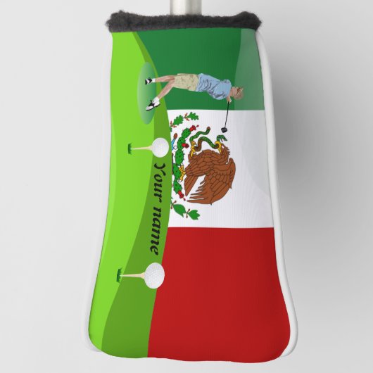Mexicaanse golfer golfheadcover (Draai 90)
