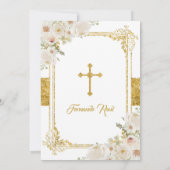 Mexicaanse gouden Fiesta Boy doop doop doop Kaart (Achterkant)