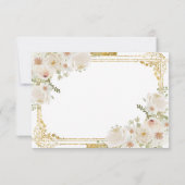 Mexicaanse Gouden Fiesta Jongensdoop Dank u Bedankkaart (Achterkant)