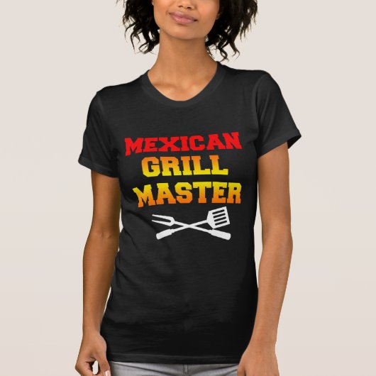Mexicaanse grill Master (OP DARK) T-shirt (Voorkant)