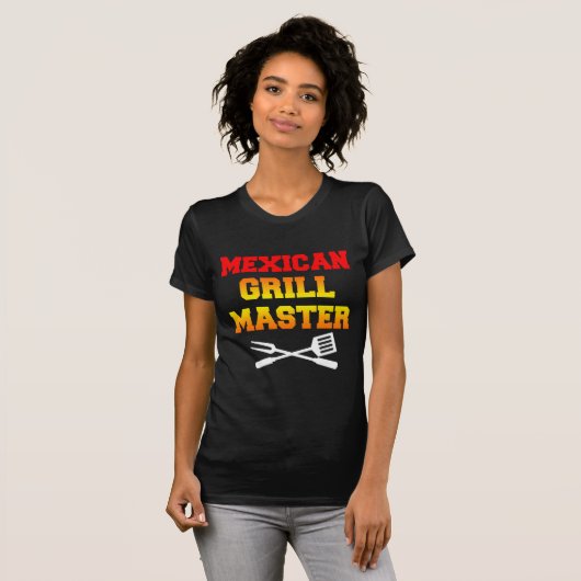 Mexicaanse grill Master (OP DARK) T-shirt (Voorkant volledig)