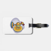 Mexicaanse haan Speelgoed Bagagelabel (Achterkant horizontaal)