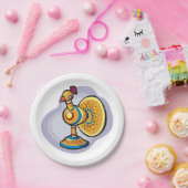 Mexicaanse haan Speelgoed Papieren Bordje (Feest)