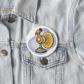 Mexicaanse haan Speelgoed Ronde Button 7,6 Cm