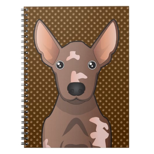 Mexicaanse haarloze hond (Xoloitzcuintle) Notitieboek (Voorkant)