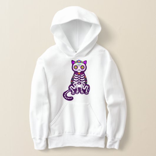 Mexicaanse Halloween kat skelet folklore (Laagn)