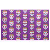 Mexicaanse Halloween kat suiker schedel Stof (Fat Quarter)