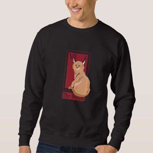 Mexicaanse halterijkat met caracale kat op de Flop Trui (Voorkant)