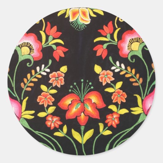 Mexicaanse Handborduurbloemen envelop 20 zegels (Voorkant)