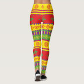 Mexicaanse hazard Pattern Leggings (Achterkant)