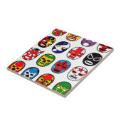 Mexicaanse het Worstelen van Libre Luchador van Tegeltje (Zijkant)