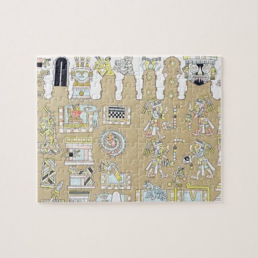 Mexicaanse Hieroglyphics uit 'Vues des Cordilliere Legpuzzel (Horizontaal)