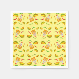 Mexicaanse hispanic eten tacos tequila servet