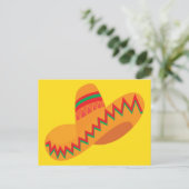Mexicaanse Hoed Briefkaart (Staand voorkant)