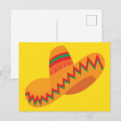 Mexicaanse Hoed Briefkaart (Voorkant / Achterkant)