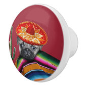 Mexicaanse hond keramische knop (Rechts)