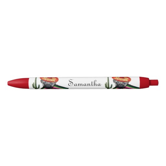 Mexicaanse hond Roodgepersonaliseerde pen (Voorkant)