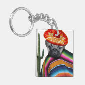 Mexicaanse hond sleutelhanger (Voorkant Links)