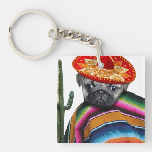 Mexicaanse hond sleutelhanger (Voorkant)
