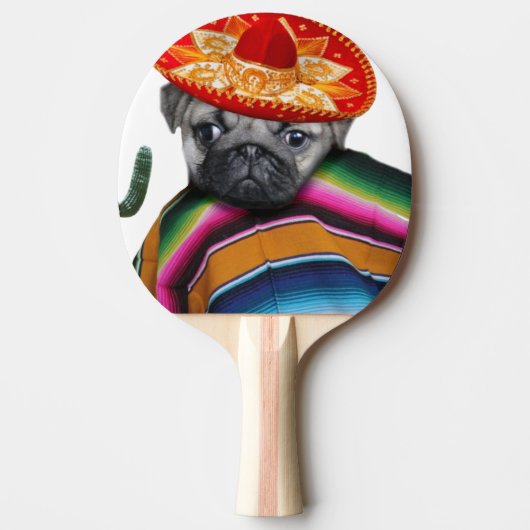 Mexicaanse hond tafeltennisbatje (Voorkant)