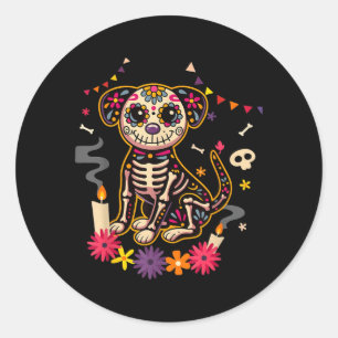 Mexicaanse Hondendag Van Het Overheidsagentschap S Ronde Sticker