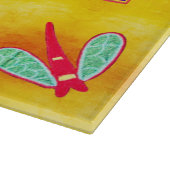 Mexicaanse Huichol Golden en Paarse kunstpatronen Snijplank (Hoek)