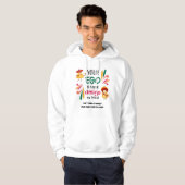 Mexicaanse Humor UW EGO IS NACHO AMIGO Custom Text Hoodie (Voorkant volledig)
