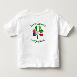 Mexicaanse Iers-Amerikaanse vlag Shamrock geperson Kinder Shirts