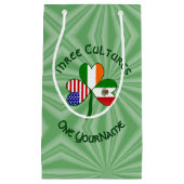 Mexicaanse Ierse Amerikaanse Shamrock Vlag Klein Cadeauzakje (Voorkant)
