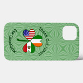Mexicaanse Ierse Amerikaanse Vlag Shamrock Persoon Case-Mate iPhone Case (Achterkant (horizontaal))