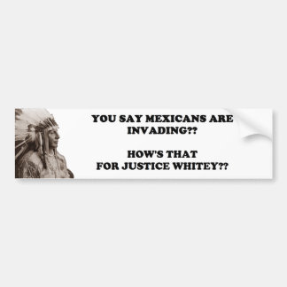 Mexicaanse invasie bumpersticker