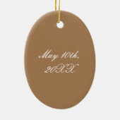 Mexicaanse Italiaanse bruiloft Koekjes Russische t Keramisch Ornament (Achterkant)