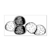 Mexicaanse Italiaanse bruiloft Koekjes Russische t Rubberstempel (Afrduk)