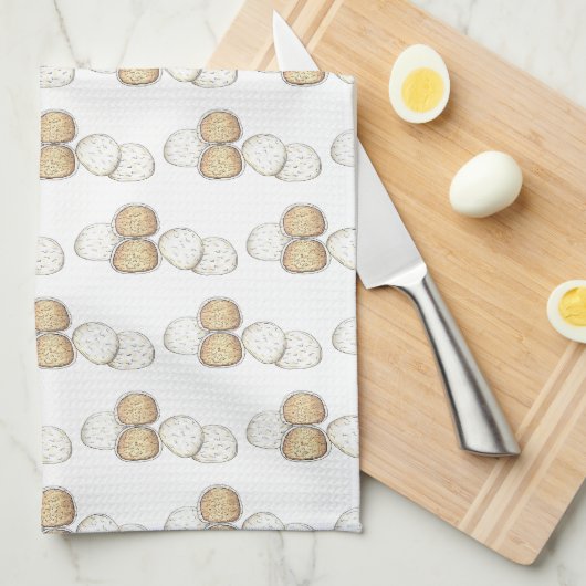 Mexicaanse Italiaanse bruiloft Koekjes Russische t Theedoek (Quarter Fold)