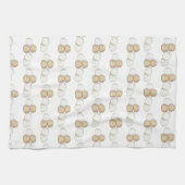 Mexicaanse Italiaanse bruiloft Koekjes Russische t Theedoek (Horizontaal)