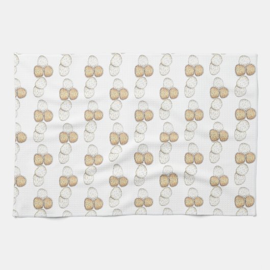 Mexicaanse Italiaanse bruiloft Koekjes Russische t Theedoek (Horizontaal)